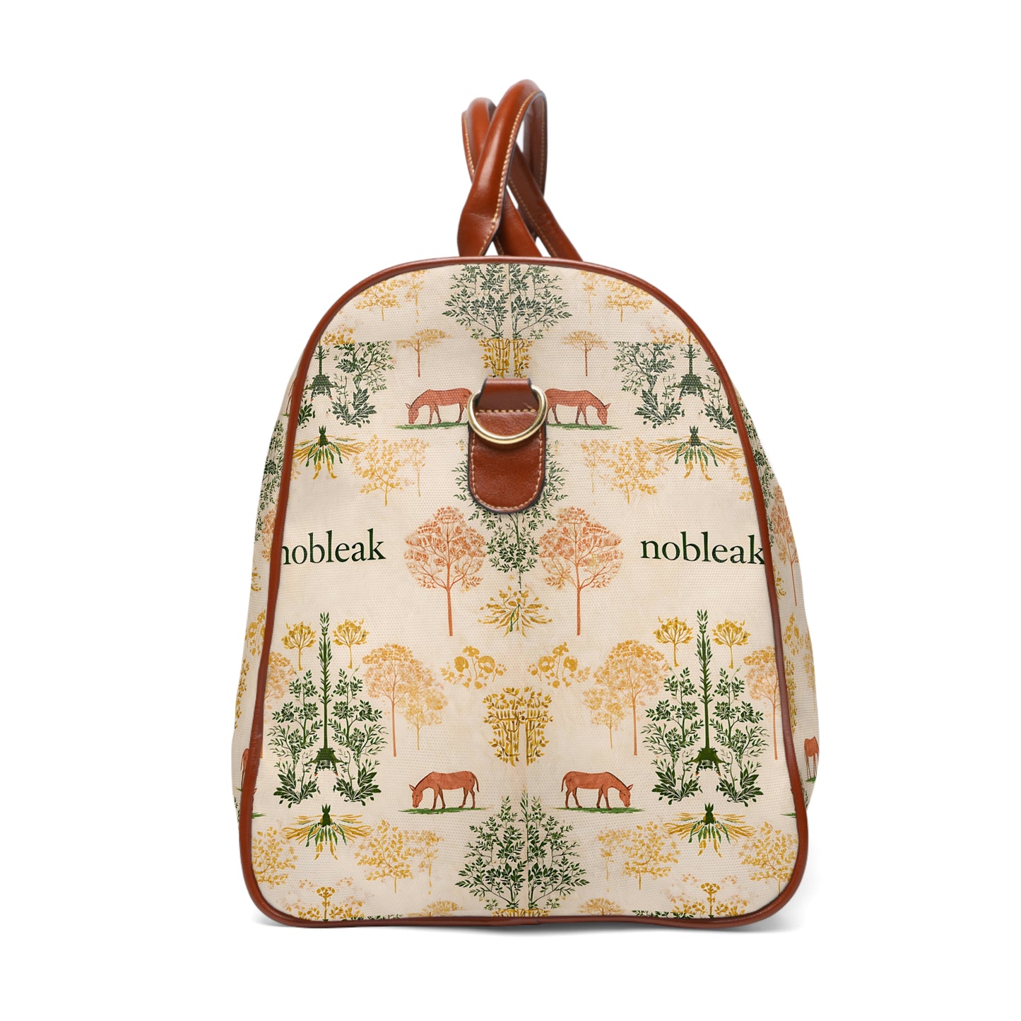 Waterproof Travel Bag — Calm Donkey Pattern Weekender Duffel