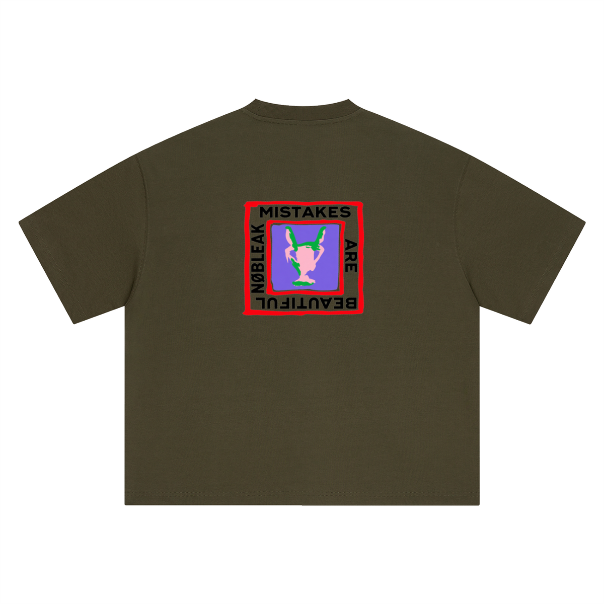 Unisex Boxy Street Essential Oversized T-Shirt