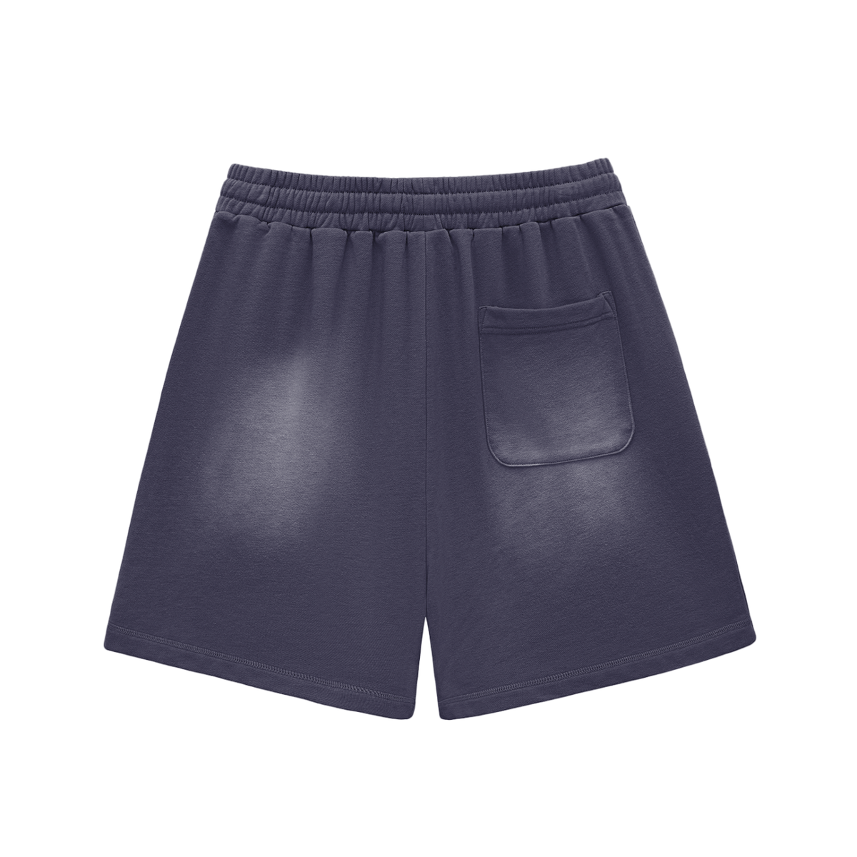 Men's Sun Fade Raw Edge Essential Cotton Shorts