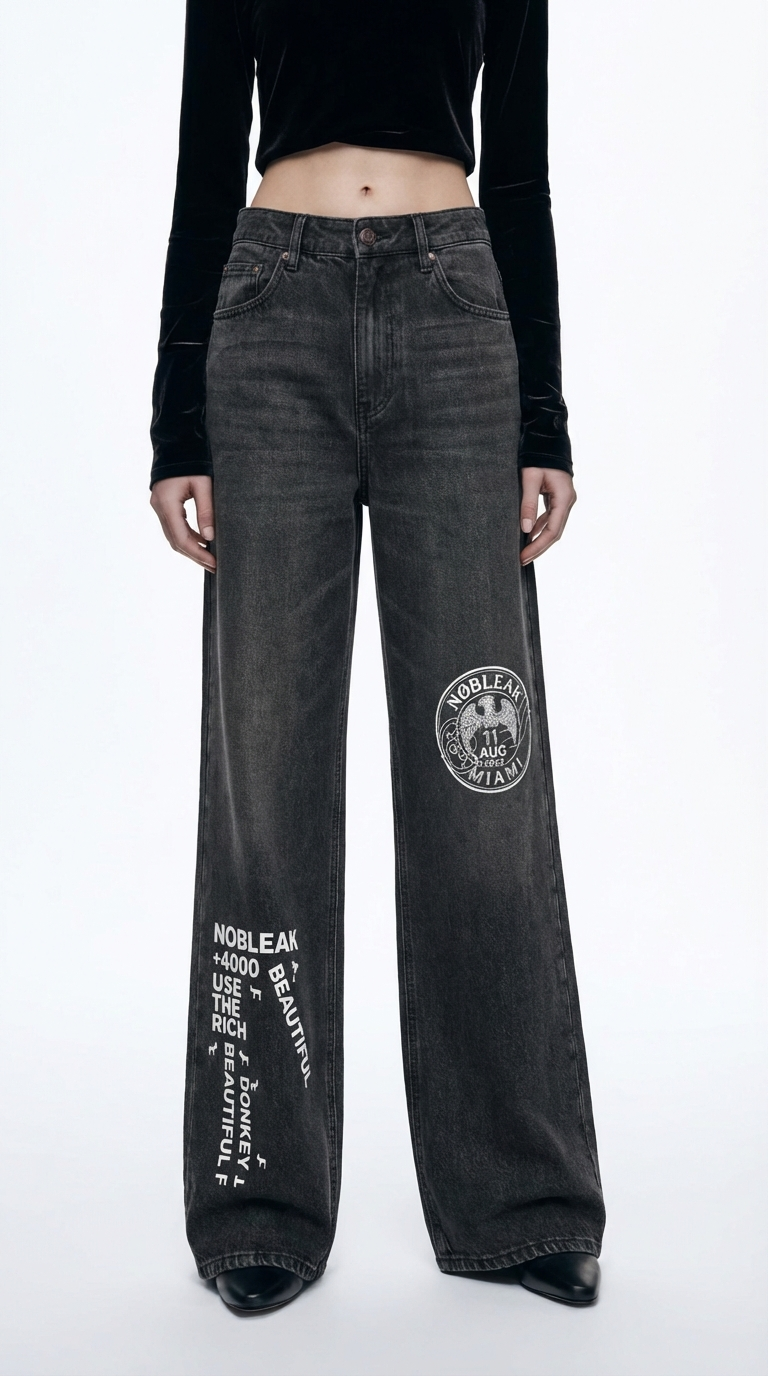 Vintage Wash Heavyweight Denim Jeans