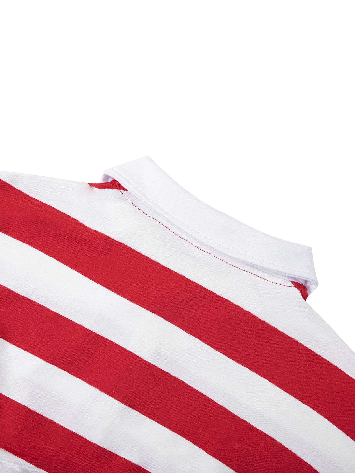 Men's Color Block Stripe Polo Shirt