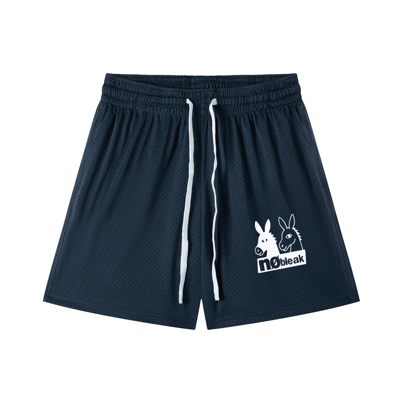 Mesh Drawstring Shorts