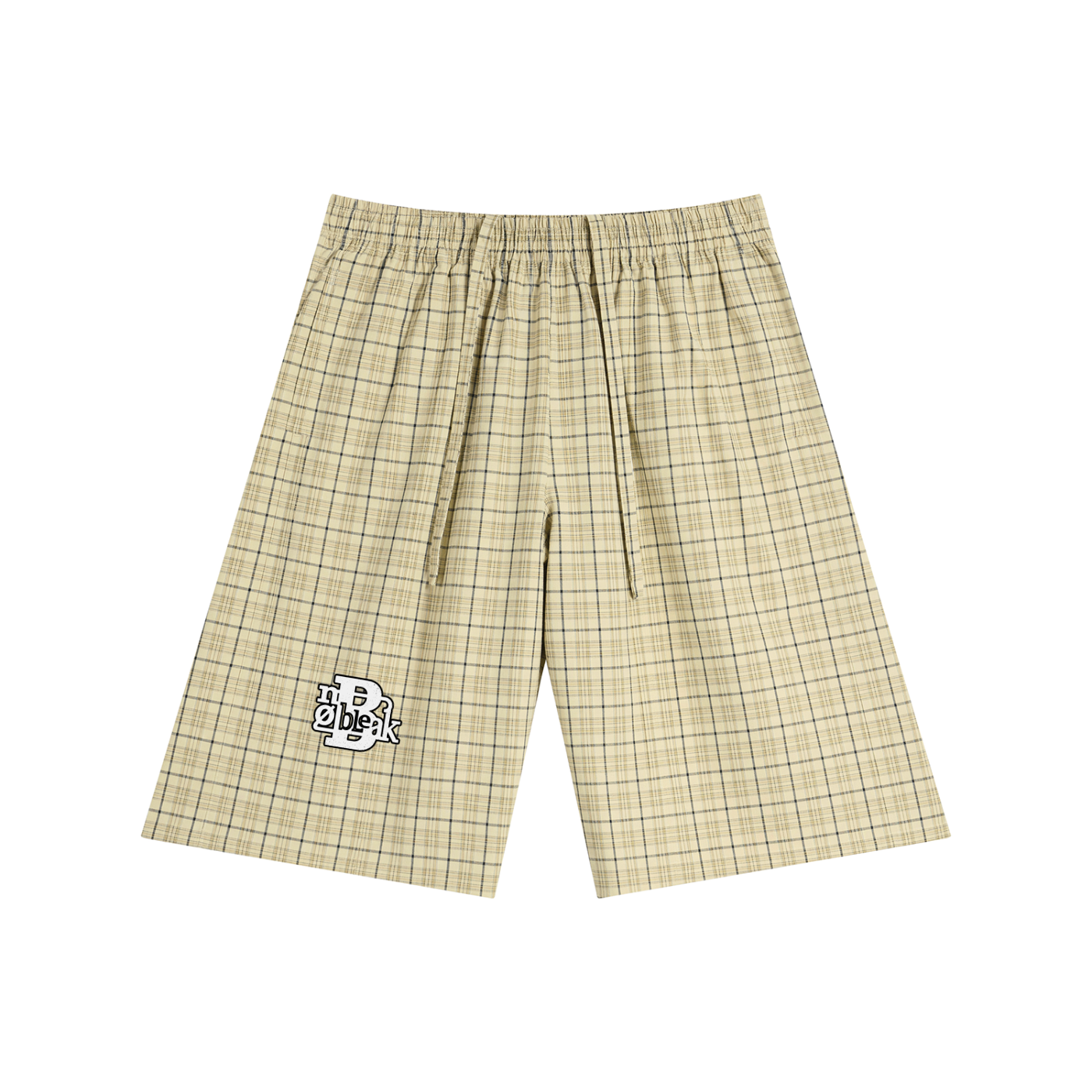 Unisex Plaid Wide Leg Shorts