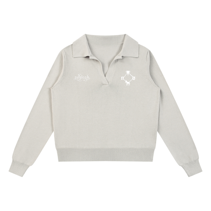 Women’s Collared Pullover Knit Sweater