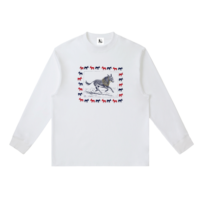 Unisex Essential Crewneck Long-Sleeve T-Shirt