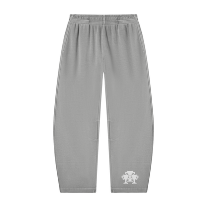 Men's Essential Washed Barrel Leg Sweatpants