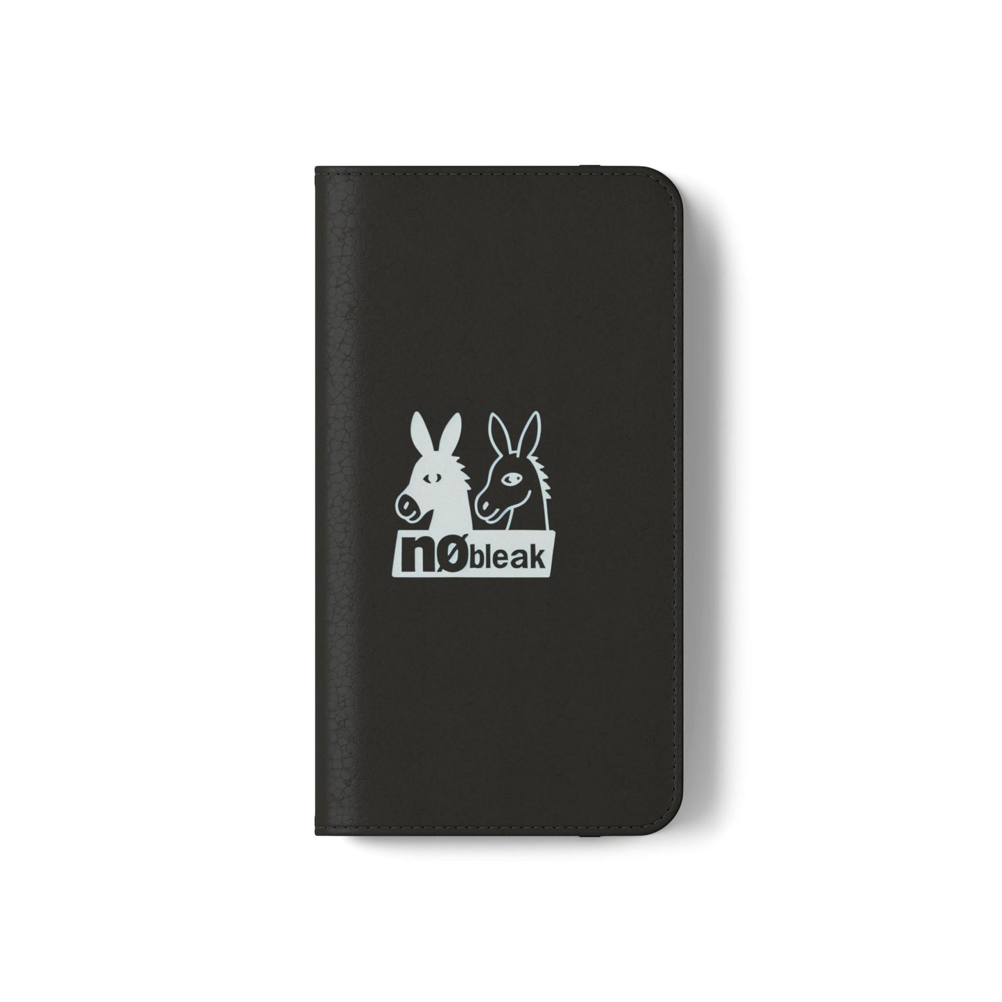 Stylish Flip Case with Unique Animal Design, Phone Protector, Gift for Animal Lovers, Customizable Phone Cover, Black Flip Wallet