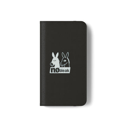 Stylish Flip Case with Unique Animal Design, Phone Protector, Gift for Animal Lovers, Customizable Phone Cover, Black Flip Wallet