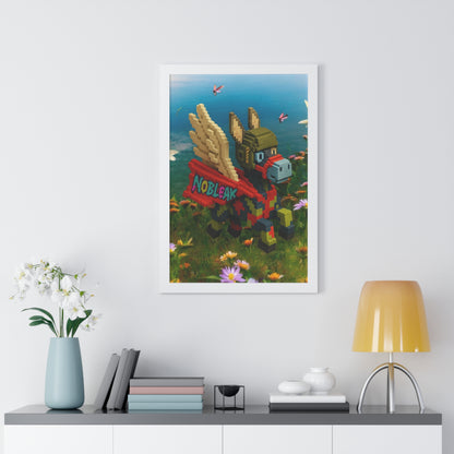 nøbleak Lego Framed Vertical Poster Art