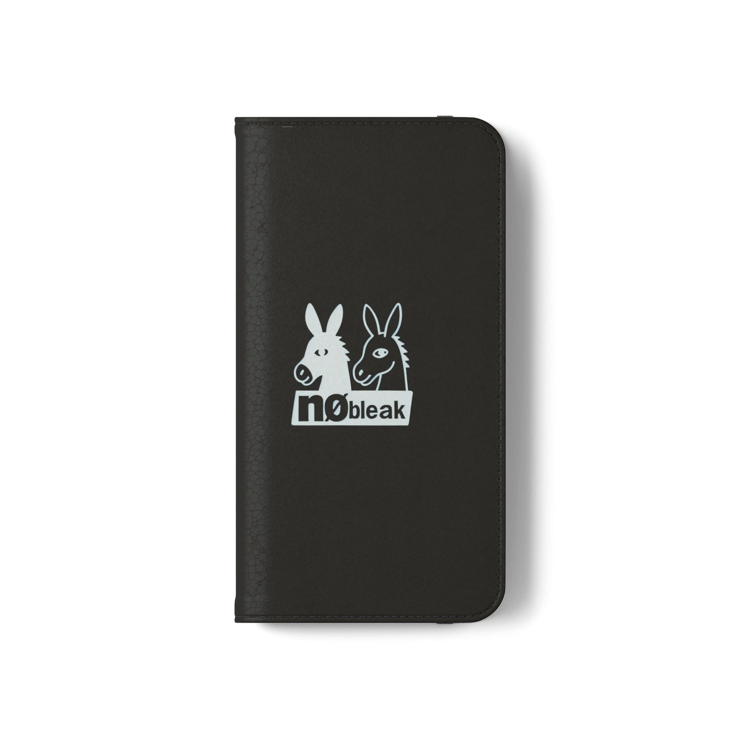 Stylish Flip Case with Unique Animal Design, Phone Protector, Gift for Animal Lovers, Customizable Phone Cover, Black Flip Wallet