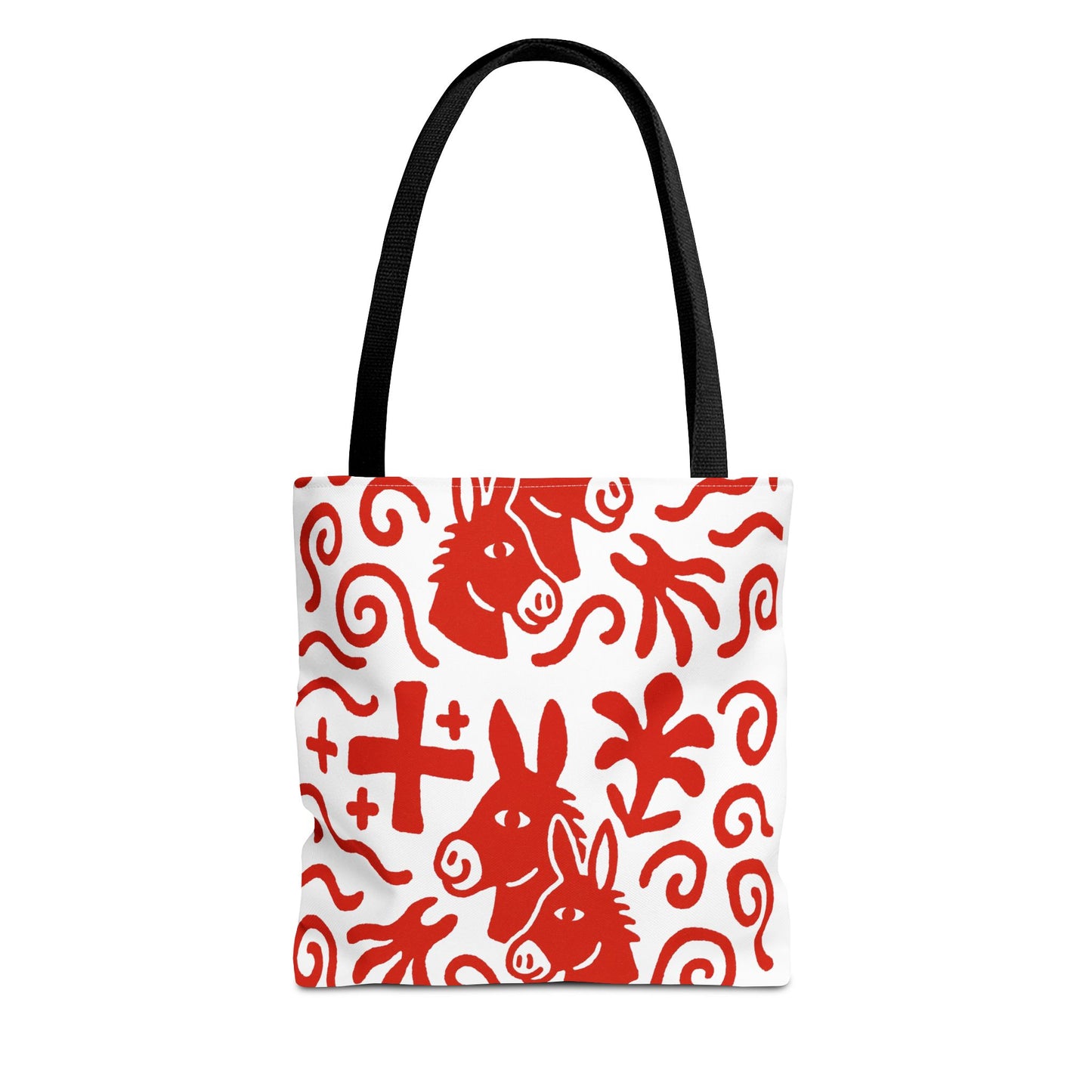 Whimsical Donkey Print Tote Bag | Eco-Friendly Shopping, Gift Bag, Farmhouse Chic, Fun Accessories, Unique Design