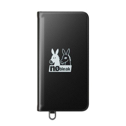 Stylish Flip Case with Unique Animal Design, Phone Protector, Gift for Animal Lovers, Customizable Phone Cover, Black Flip Wallet