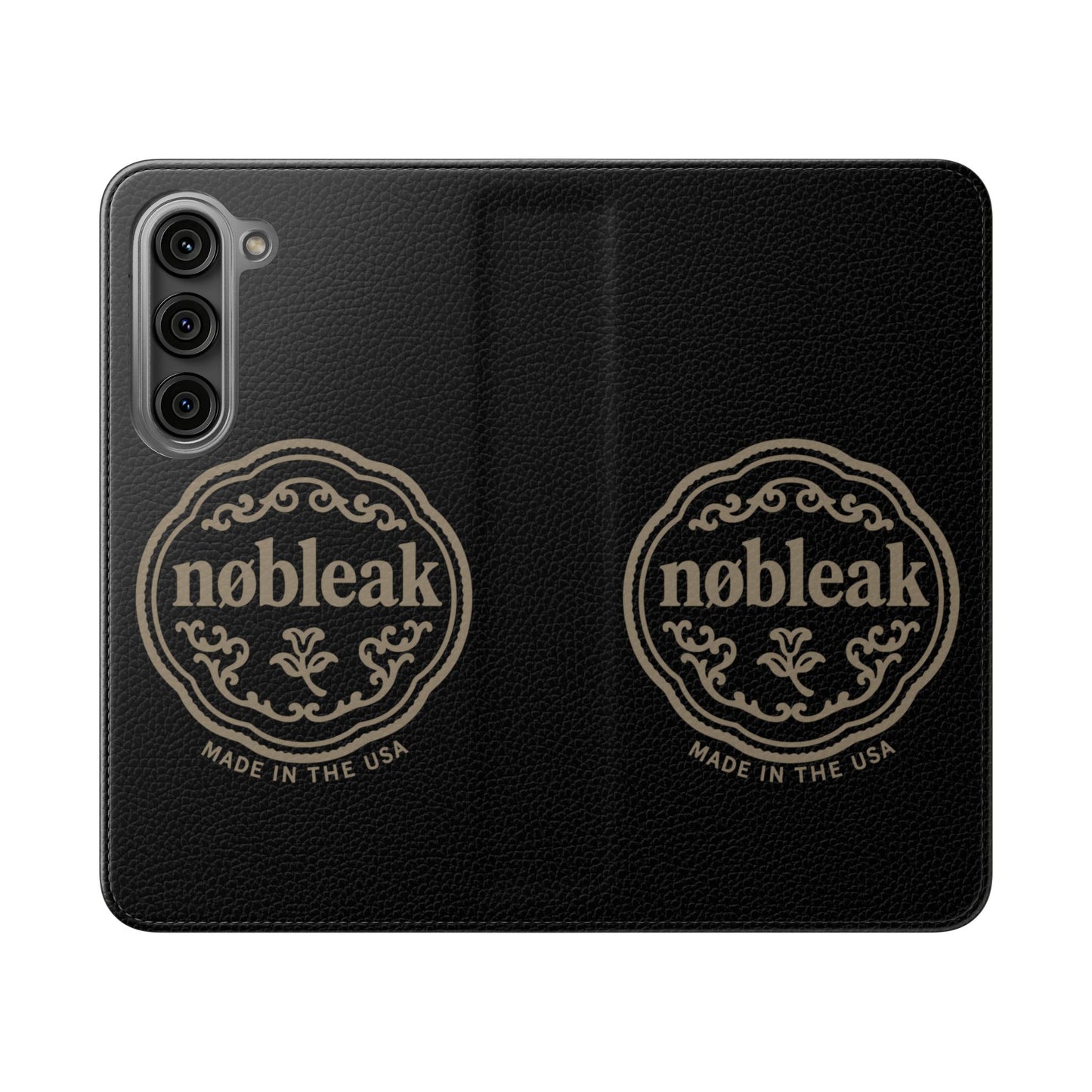 Elegant Leather Flip Case for Phones, Personalized Smartphone Case, Travel Wallet, Custom Gift for Her, Stylish Phone Protector