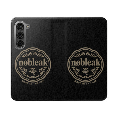 Elegant Leather Flip Case for Phones, Personalized Smartphone Case, Travel Wallet, Custom Gift for Her, Stylish Phone Protector