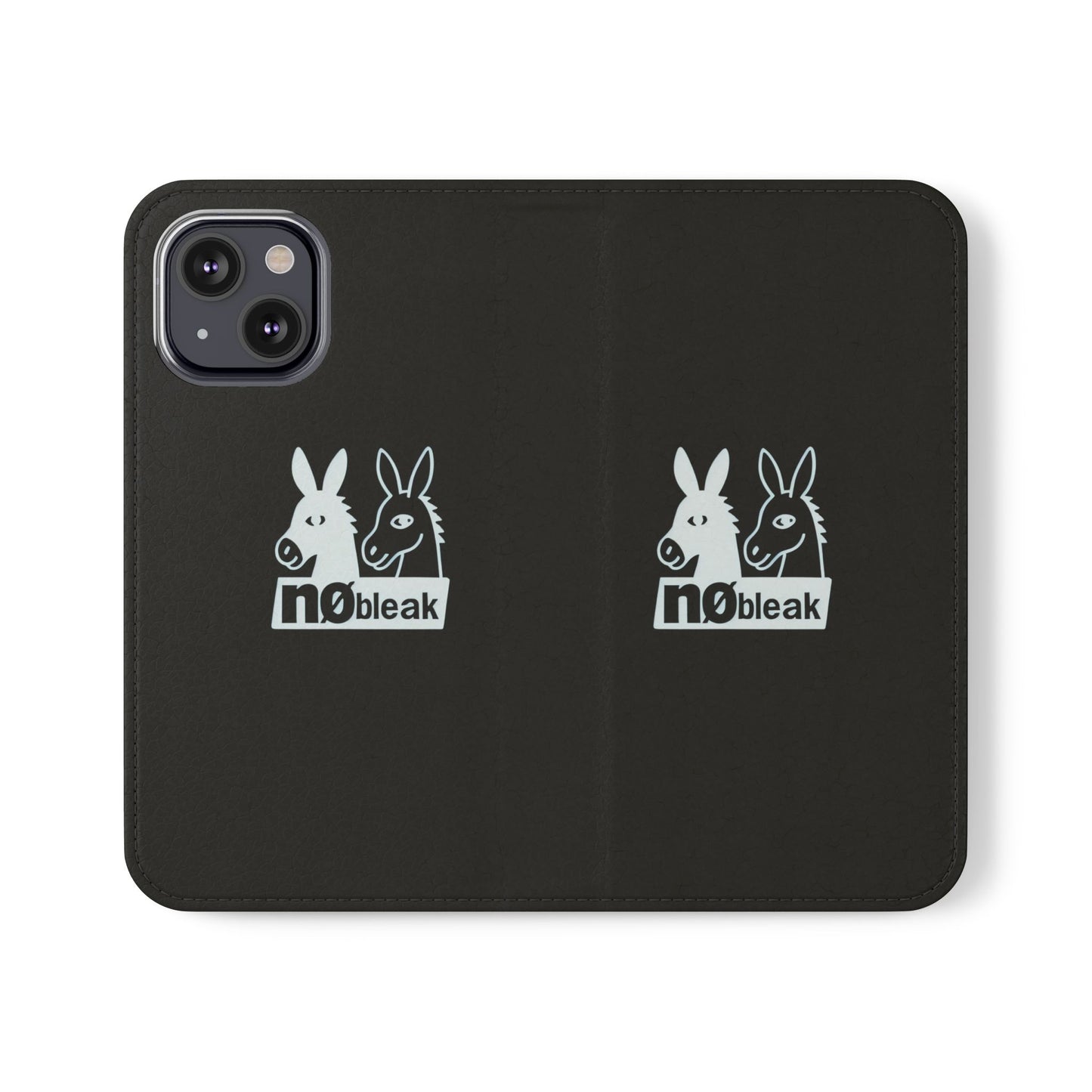 Stylish Flip Case with Unique Animal Design, Phone Protector, Gift for Animal Lovers, Customizable Phone Cover, Black Flip Wallet