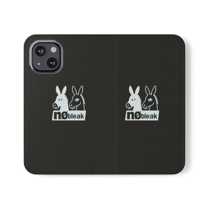 Stylish Flip Case with Unique Animal Design, Phone Protector, Gift for Animal Lovers, Customizable Phone Cover, Black Flip Wallet