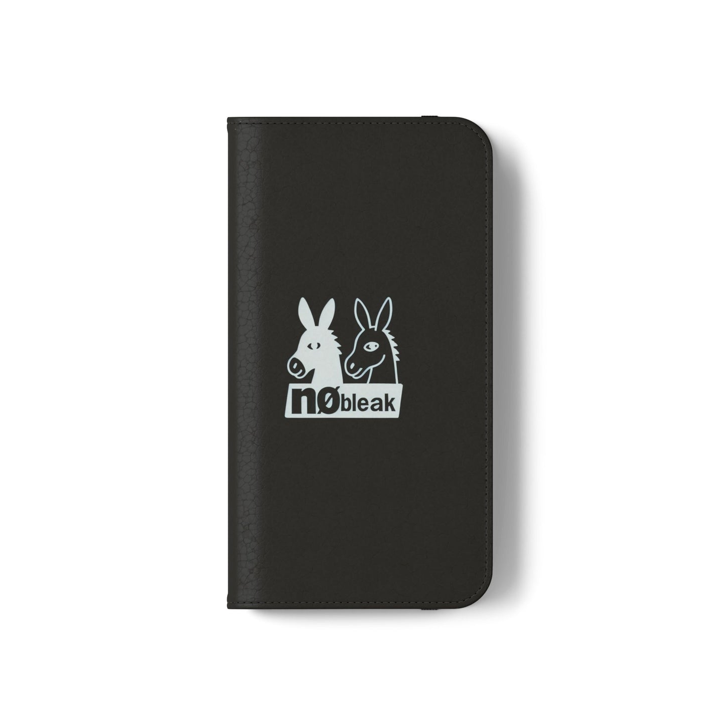 Stylish Flip Case with Unique Animal Design, Phone Protector, Gift for Animal Lovers, Customizable Phone Cover, Black Flip Wallet