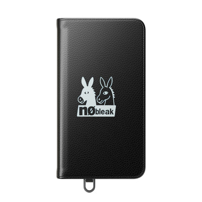 Stylish Flip Case with Unique Animal Design, Phone Protector, Gift for Animal Lovers, Customizable Phone Cover, Black Flip Wallet