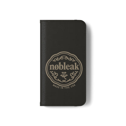 Elegant Leather Flip Case for Phones, Personalized Smartphone Case, Travel Wallet, Custom Gift for Her, Stylish Phone Protector