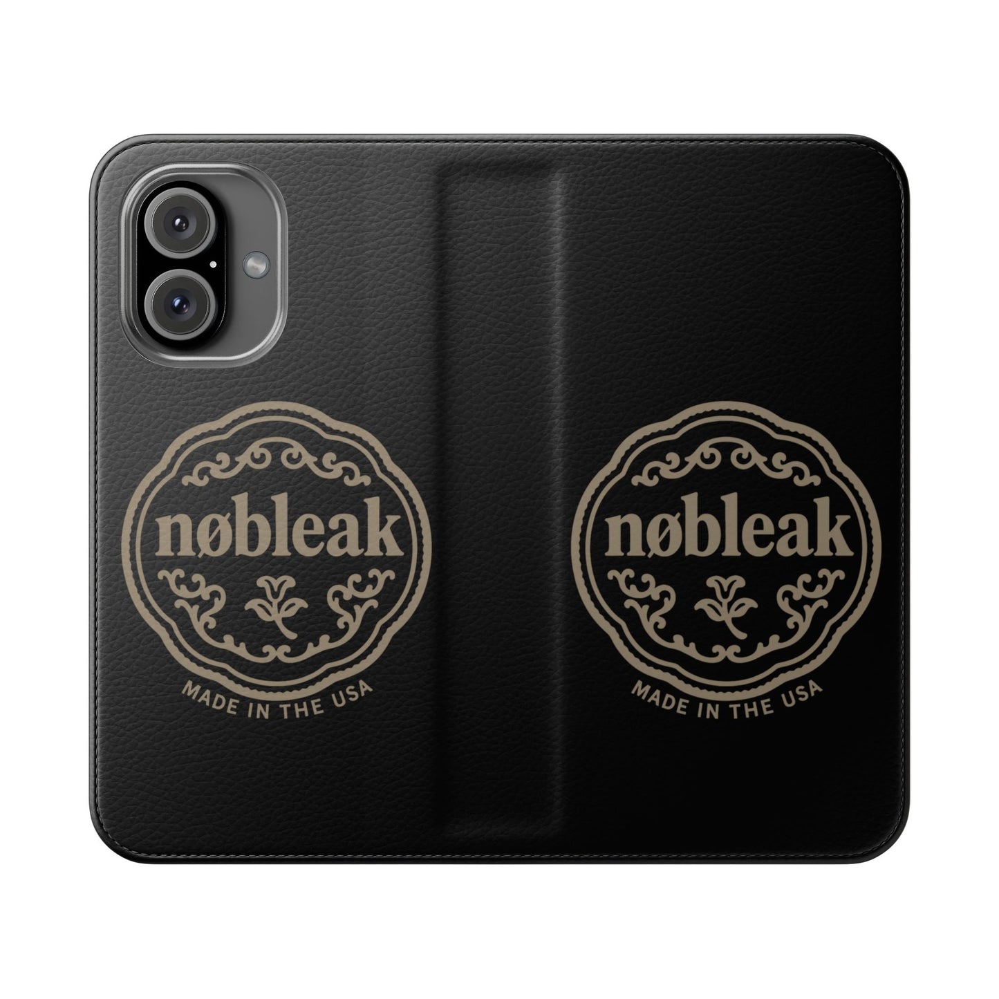 Elegant Leather Flip Case for Phones, Personalized Smartphone Case, Travel Wallet, Custom Gift for Her, Stylish Phone Protector