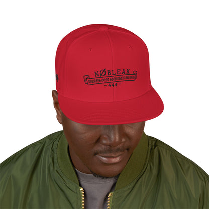 Embroidered Snapback Hat