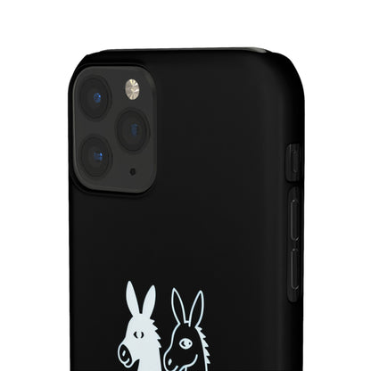 Donkey Graphic Snap Case - Fun Phone Cover, Animal Lover Gift, Cute Accessory, Unique Phone Case, Quirky Donkey Design