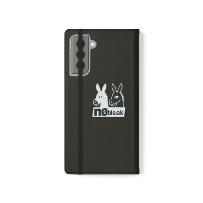 Stylish Flip Case with Unique Animal Design, Phone Protector, Gift for Animal Lovers, Customizable Phone Cover, Black Flip Wallet
