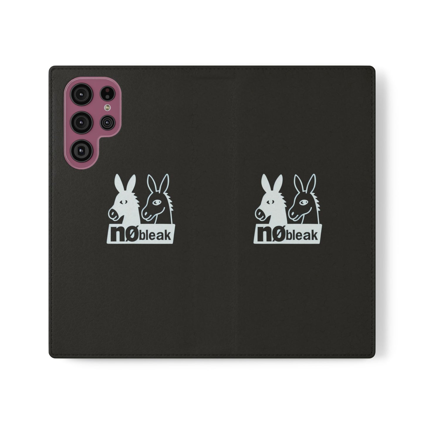 Stylish Flip Case with Unique Animal Design, Phone Protector, Gift for Animal Lovers, Customizable Phone Cover, Black Flip Wallet