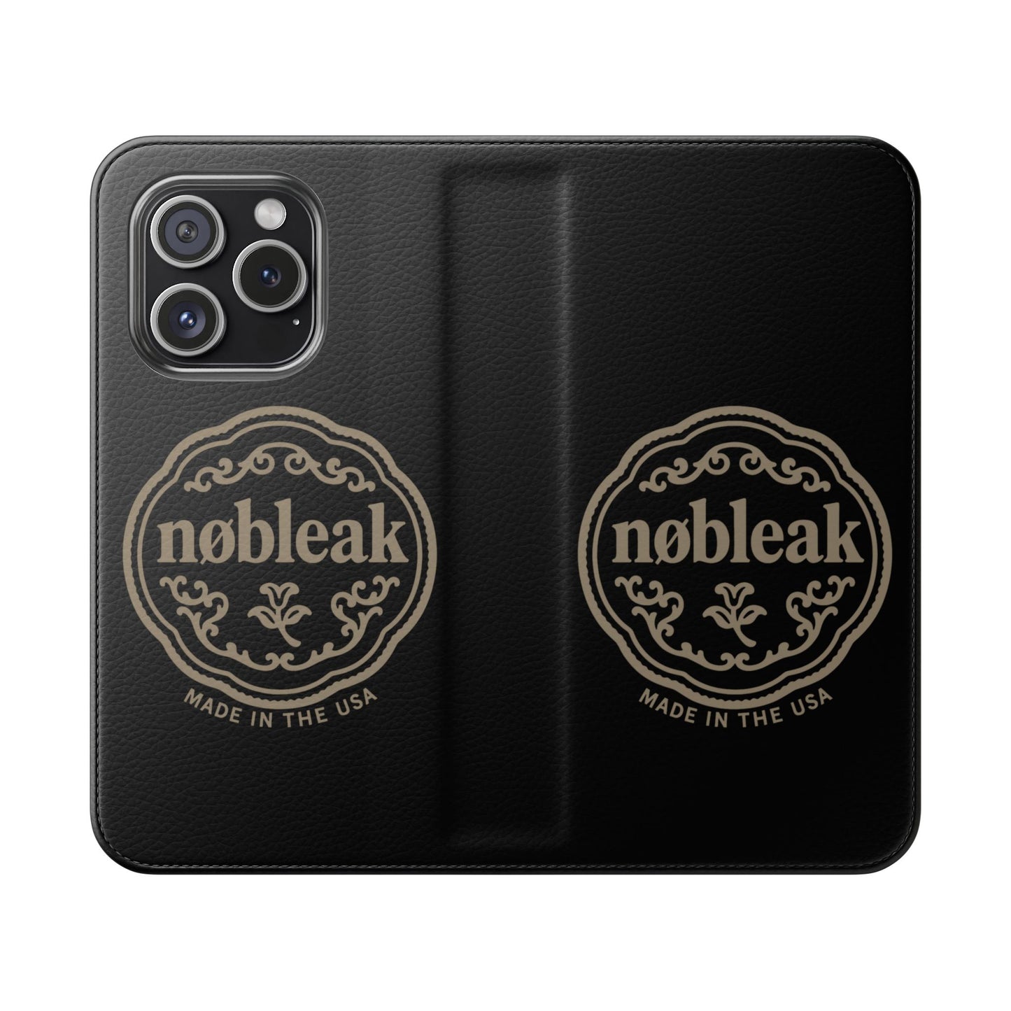 Elegant Leather Flip Case for Phones, Personalized Smartphone Case, Travel Wallet, Custom Gift for Her, Stylish Phone Protector