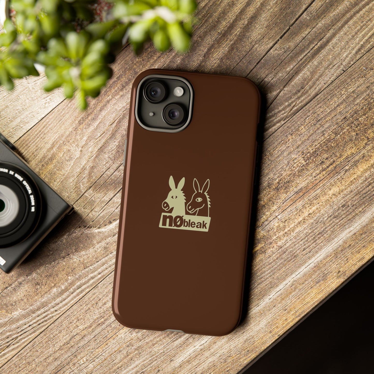 nøbleak Brown Phone case