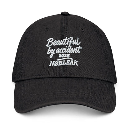 Beautifully Accidental Denim Hat | Embroidered Cap