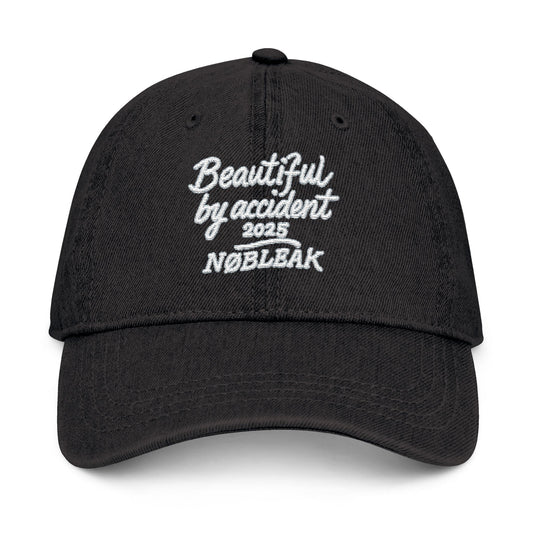 Beautifully Accidental Denim Hat | Embroidered Cap