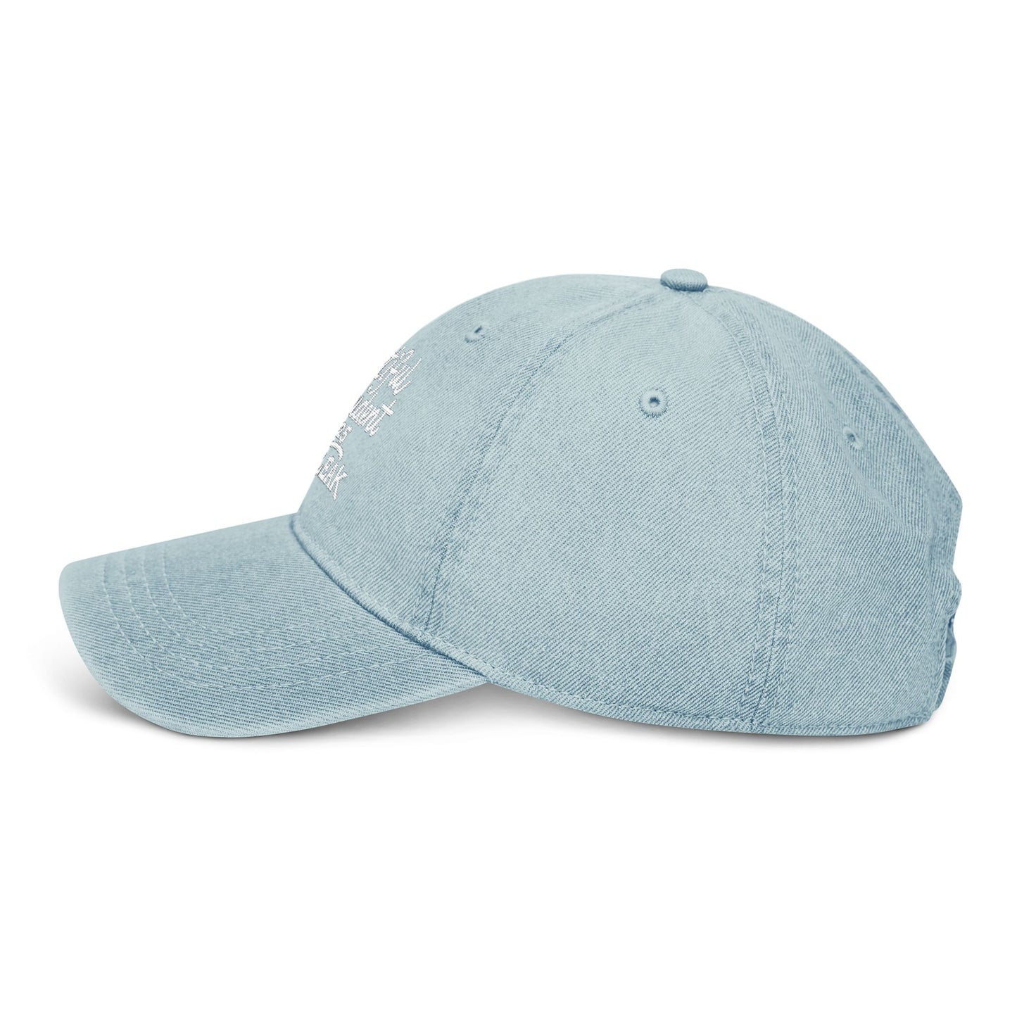 Beautifully Accidental Denim Hat | Embroidered Cap