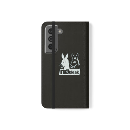 Stylish Flip Case with Unique Animal Design, Phone Protector, Gift for Animal Lovers, Customizable Phone Cover, Black Flip Wallet