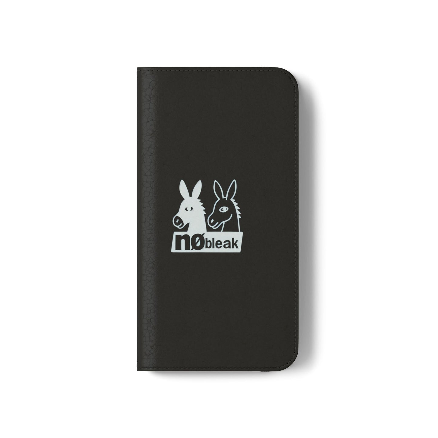 Stylish Flip Case with Unique Animal Design, Phone Protector, Gift for Animal Lovers, Customizable Phone Cover, Black Flip Wallet