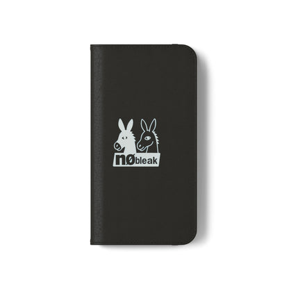 Stylish Flip Case with Unique Animal Design, Phone Protector, Gift for Animal Lovers, Customizable Phone Cover, Black Flip Wallet