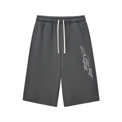 Unisex Relaxed Drawstring Long Shorts
