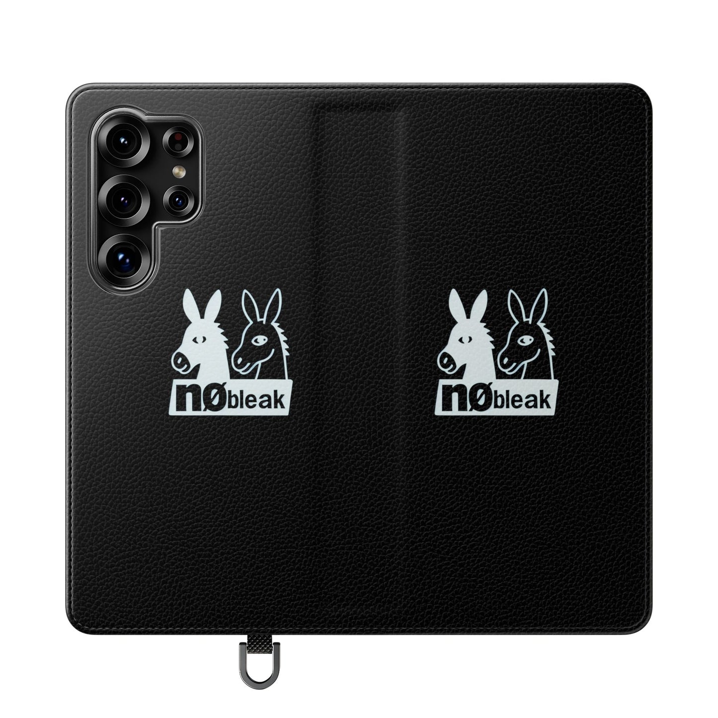 Stylish Flip Case with Unique Animal Design, Phone Protector, Gift for Animal Lovers, Customizable Phone Cover, Black Flip Wallet