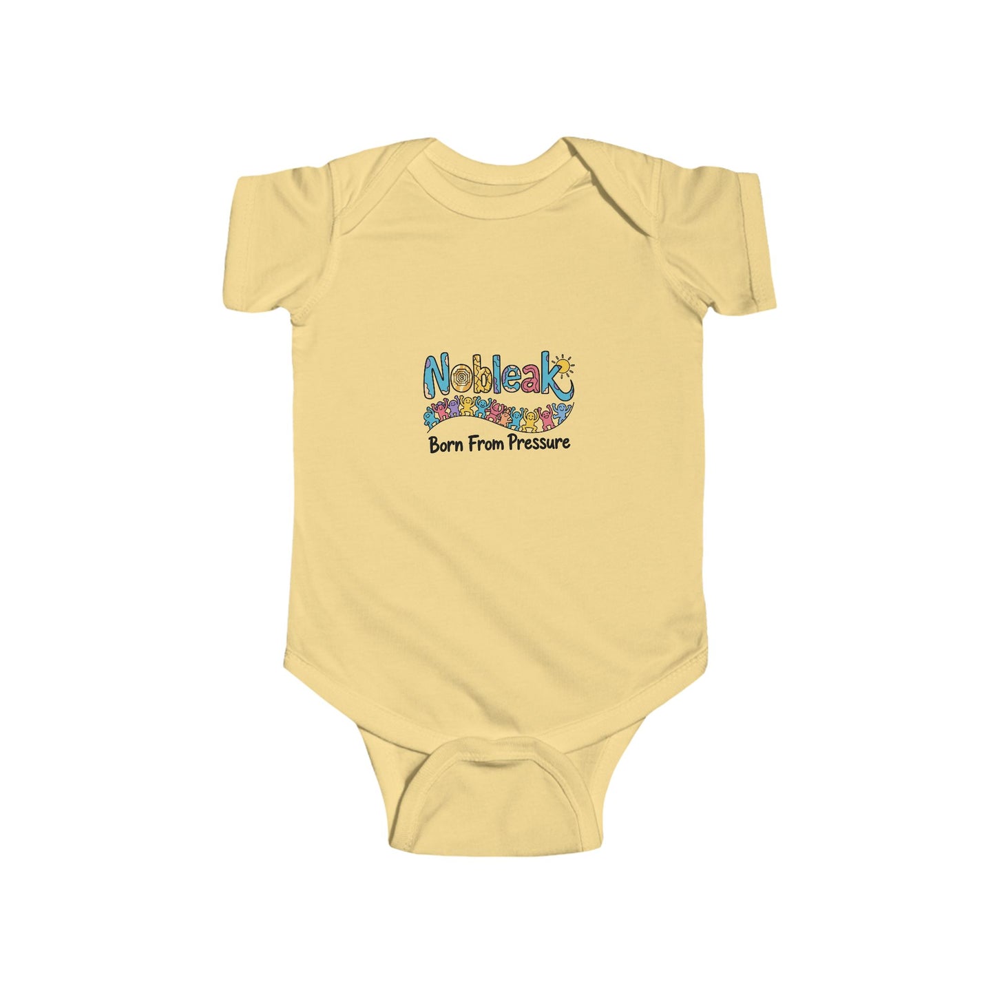 Colorful youth Bodysuit - "Born From Pressure" - Baby Gift, Newborn Outfit, Cute Baby Clothes, Baby Shower, Unique Gift