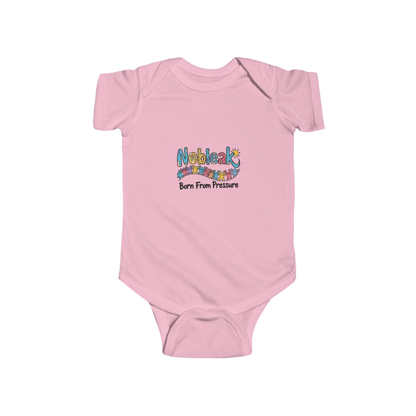 Colorful youth Bodysuit - "Born From Pressure" - Baby Gift, Newborn Outfit, Cute Baby Clothes, Baby Shower, Unique Gift