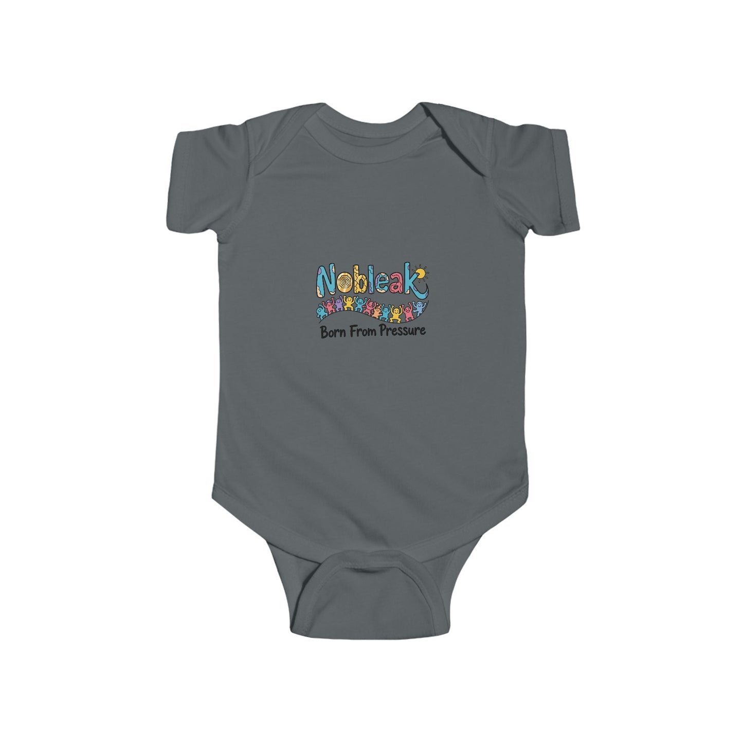 Colorful youth Bodysuit - "Born From Pressure" - Baby Gift, Newborn Outfit, Cute Baby Clothes, Baby Shower, Unique Gift