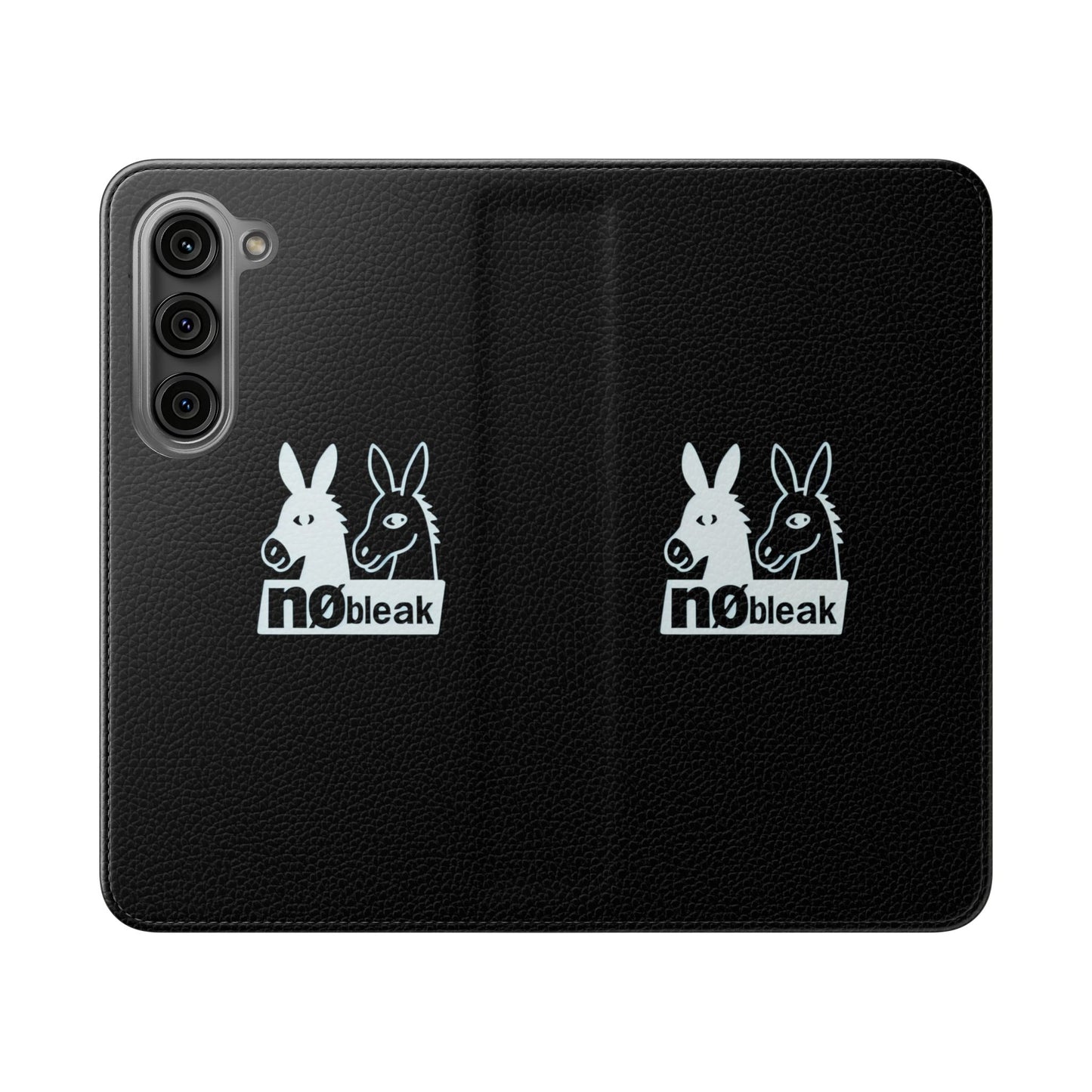 Stylish Flip Case with Unique Animal Design, Phone Protector, Gift for Animal Lovers, Customizable Phone Cover, Black Flip Wallet