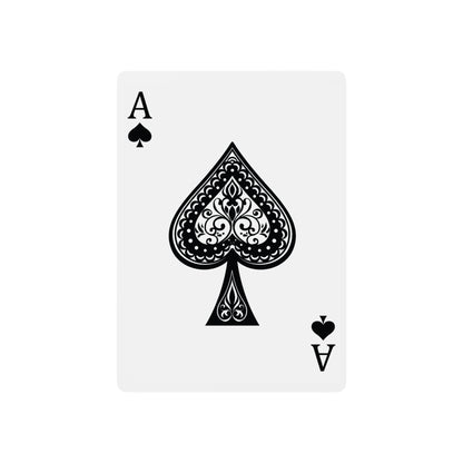 Poker Playing Cards Set, Unique Card Games, Fun Gift for Gamers, Home Casino Night, Customizable Decks