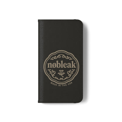 Elegant Leather Flip Case for Phones, Personalized Smartphone Case, Travel Wallet, Custom Gift for Her, Stylish Phone Protector