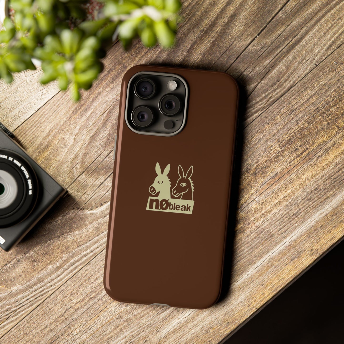 nøbleak Brown Phone case