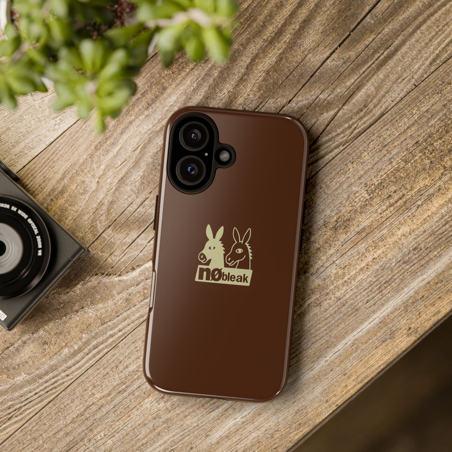 nøbleak Brown Phone case