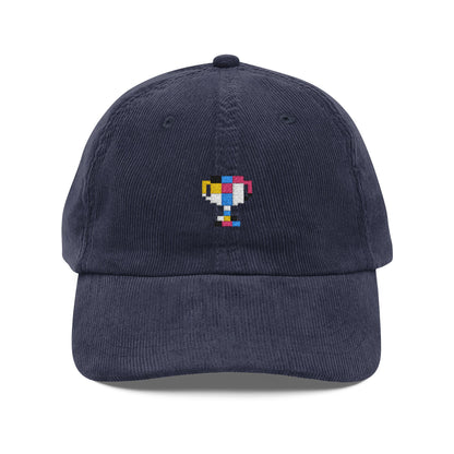 Unisex Corduroy Embroidered Trophy Cap — essential