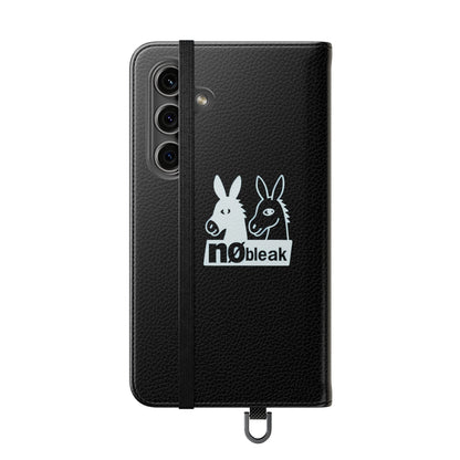 Stylish Flip Case with Unique Animal Design, Phone Protector, Gift for Animal Lovers, Customizable Phone Cover, Black Flip Wallet