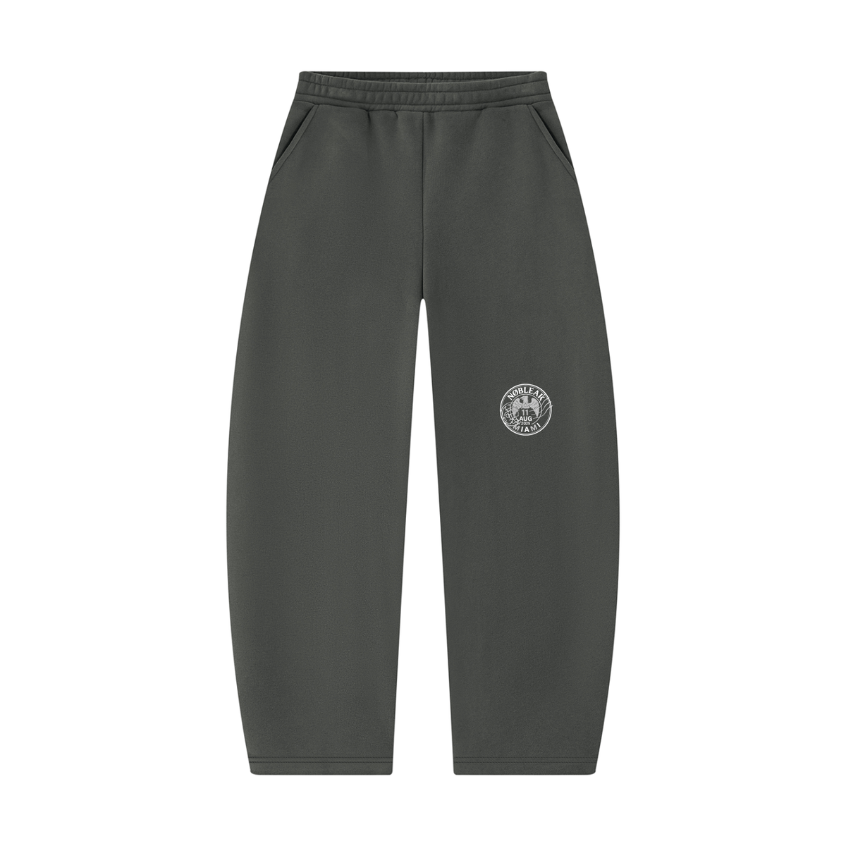 Unisex Barrel Leg Essential Sweatpants