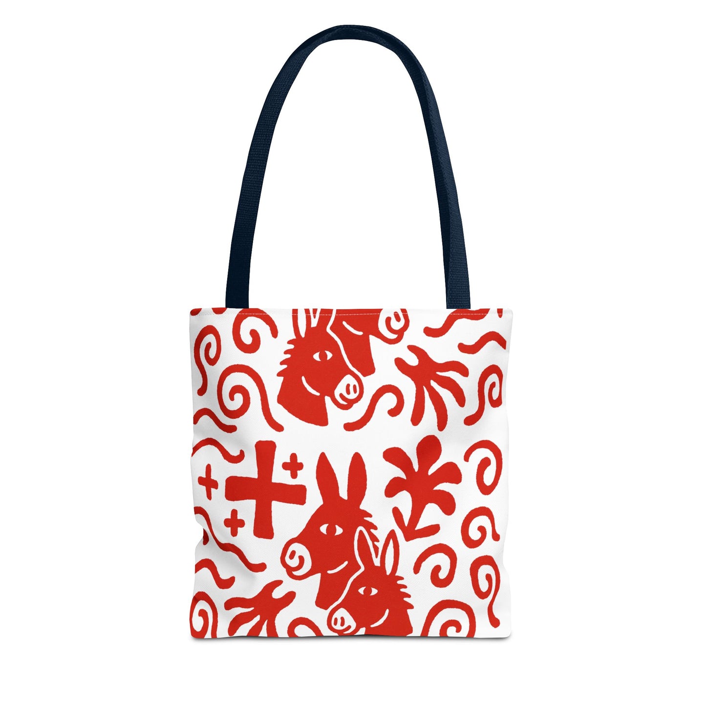 Whimsical Donkey Print Tote Bag | Eco-Friendly Shopping, Gift Bag, Farmhouse Chic, Fun Accessories, Unique Design